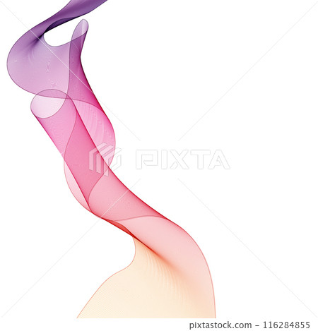 Abstract line wave gradient background vector illustration. eps 10 116284855