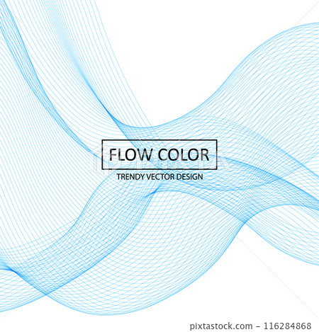 Blue wave. Abstract vector design. Wave pattern. eps 10 Blue wave. Abstract vector design. Wave pattern. eps 10 116284868