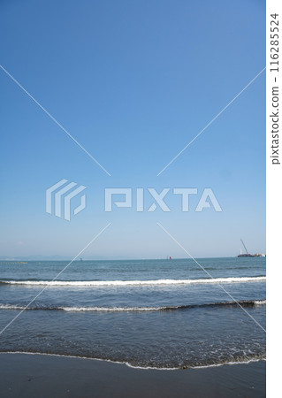 Scenery of Katase Higashihama Beach in Kanagawa Prefecture Scenery of Katase Higashihama Beach in Kanagawa Prefecture 116285524