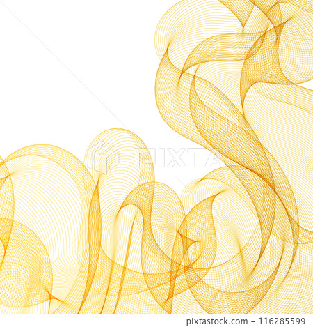 Smooth wave flow. Color wave. abstract design elements. eps 10 116285599
