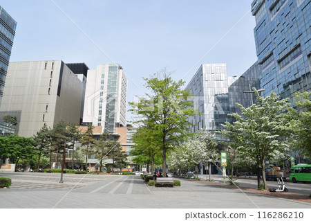 韓國首爾數位媒體城 (DMC) 的城市景觀 116286210