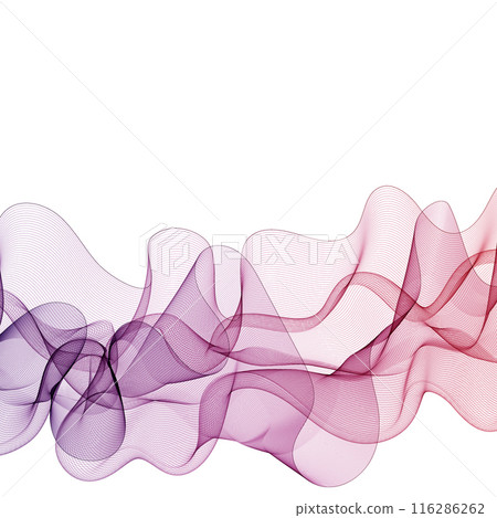 Bright colorful wave. Wave pattern. Color abstract vector illustration. Presentation template, banner. layout and more. eps 10 116286262