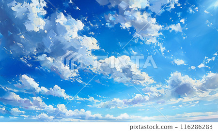 藍天與雲彩數位藝術 藍天與雲彩數位藝術 116286283