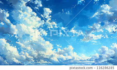 藍天與雲彩數位藝術 藍天與雲彩數位藝術 116286285