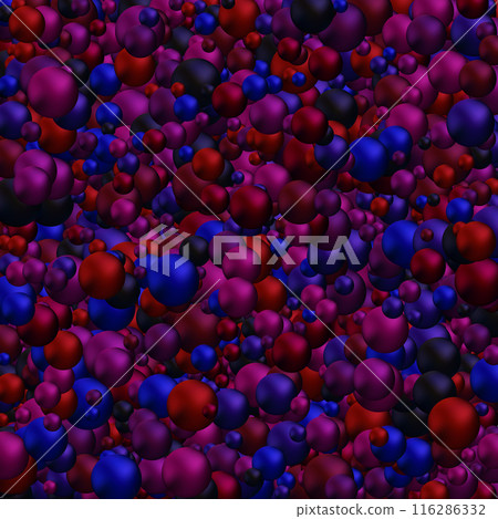 Abstract geometric background. Colored balls. Vector illustration. eps 10 116286332