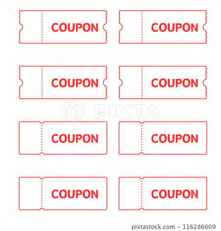 Coupon (red) 116286609