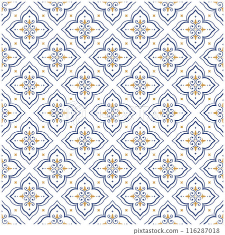Tiles patterns antique seamless design vintage pattern for textile design Tiles patterns antique seamless design vintage pattern for textile design 116287018