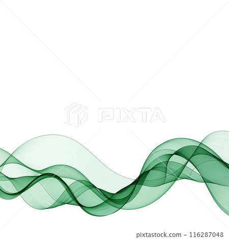 green abstract wave pattern. Abstract design element. Template for advertising, banner, cover and more. Eps 10 green abstract wave pattern. Abstract design element. Template for advertising, banner, cover and more. Eps 10 116287048