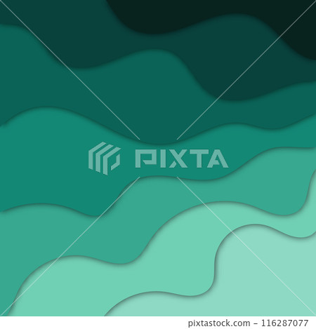 Abstract blue paper cut layer background with text space or copy space. Simple dark blue paper cut background. eps 10 Abstract blue paper cut layer background with text space or copy space. Simple dark blue paper cut background. eps 10 116287077