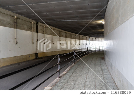 Image material: Underpass, Underground passage scenery Image material: Underpass, Underground passage scenery 116288059