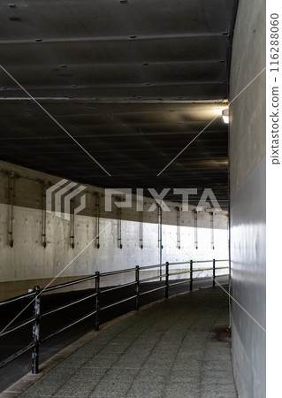 Image material: Underpass, Underground passage scenery Image material: Underpass, Underground passage scenery 116288060