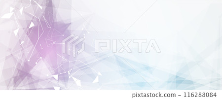 Neural network concept. Connected cells with links. High technology process. Abstract background. vector art. 116288084