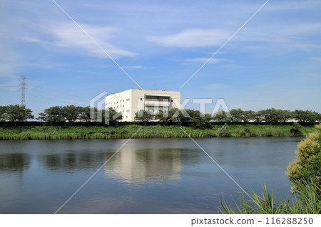 東海市淨水廠和帶比壽河（木更津市） 116288250