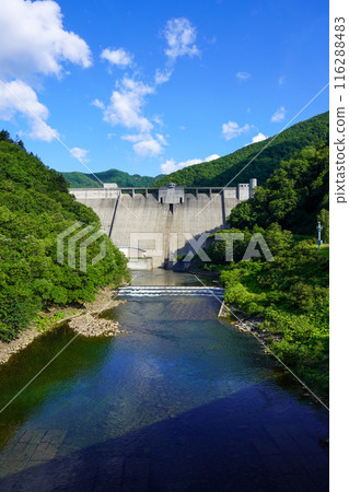 Bank of the Satsunai River Dam 116288483