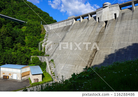 Bank of the Satsunai River Dam 116288486