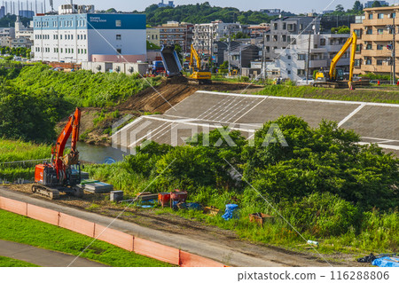 二子玉川/多摩川堤防施工現場[東京都世田谷區] 116288806