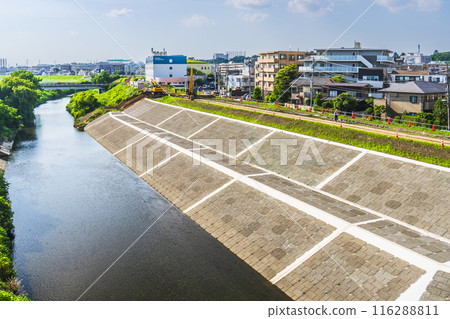 二子玉川、多摩川的堤防、防洪對策、防災[東京都世田谷區] 116288811