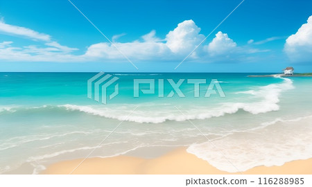 The midsummer sea is beautiful The midsummer sea is beautiful 116288985