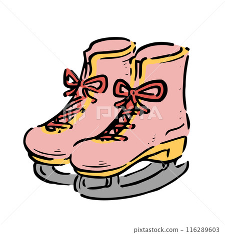 手繪溜冰鞋 116289603