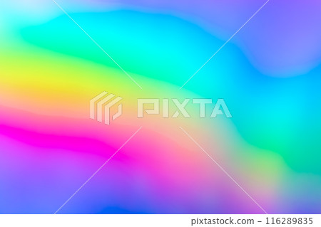Abstract blur holographic rainbow foil iridescent background 116289835