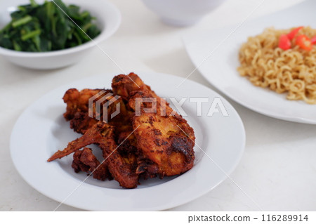 lunch menu. asian food 116289914