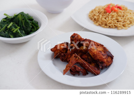 lunch menu. asian food 116289915
