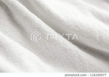 white cotton fabric towel texture abstract background white cotton fabric towel texture abstract background 116289977