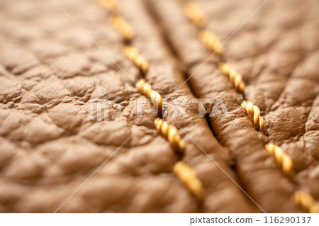 luxury brown leather bag texture background with stitching luxury brown leather bag texture background with stitching 116290137