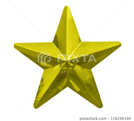 golden Christmas star jewels sticker isolated on white background golden Christmas star jewels sticker isolated on white background 116290190