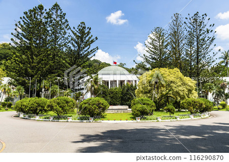 Architecture view of the Democratic Times Museum building in Taichung, Taiwan. It is the former Taiwan Provincial Assembly Hall. Architecture view of the Democratic Times Museum building in Taichung, Taiwan. It is the former Taiwan Provincial Assembly Hall. 116290870