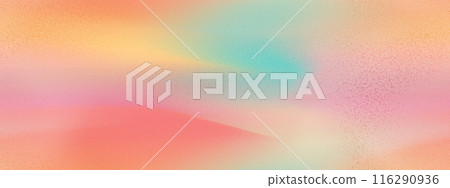 Teal, orange and red gradient bg with noise texture as a seamless pattern 116290936