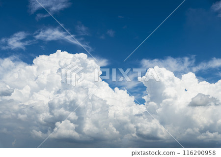 Beautiful clouds with a blue sky background. Beautiful clouds with a blue sky background. 116290958