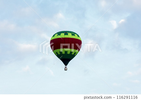Balloon against the blue sky in flight 116291116