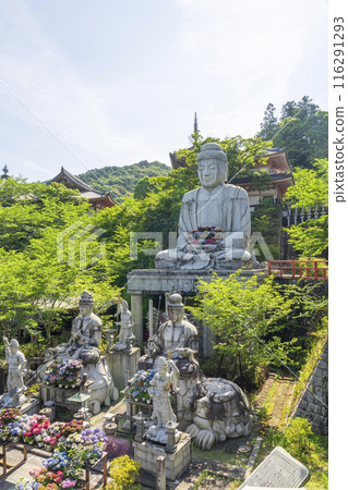 坪坂寺、釋迦牟尼如來石像及繡球花 坪坂寺、釋迦牟尼如來石像及繡球花 116291293