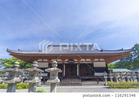 Early summer at the Tsubosaka Temple in Nara 116291346