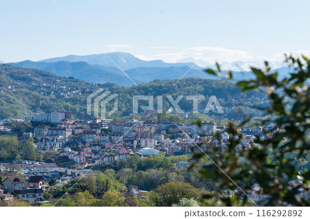 View of the sunny city of Sochi. View of the sunny city of Sochi. 116292892