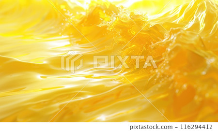 Flowing Yellow liquid abstract background Flowing Yellow liquid abstract background 116294412
