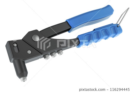Hand Riveter, Rivet Gun. 3D rendering 116294445