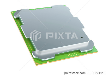 CPU computer processor, 3D rendering CPU computer processor, 3D rendering 116294449
