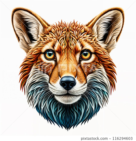 Fox with a brown fur. 116294603