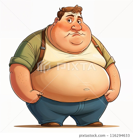 Man wearing suspenders. 116294633