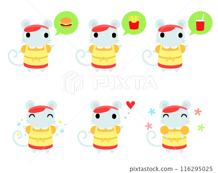 漢堡店店員滑鼠圖示集 2 116295025