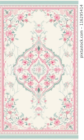 pastel color flower prayer mat rug carpet, ai pastel color flower prayer mat rug carpet, ai 116295414