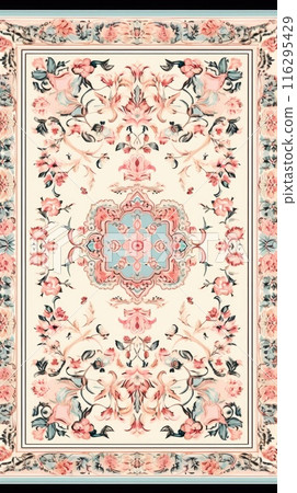 pastel color flower prayer mat rug carpet, ai pastel color flower prayer mat rug carpet, ai 116295429