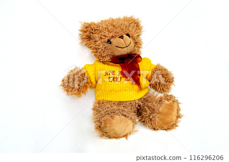 Teddy Bear brown, Teddy Bear doll isolated on white background 116296206
