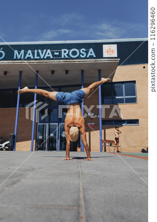 Defying Gravity: Handstand Master calisthenics Defying Gravity: Handstand Master calisthenics 116296460