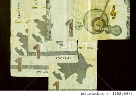 Azerbaijan Currency Manat money background Azerbaijan Currency Manat money background 116296472