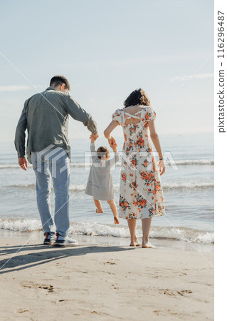 Serenity in Sands: Family Stroll by the Sea Serenity in Sands: Family Stroll by the Sea 116296487