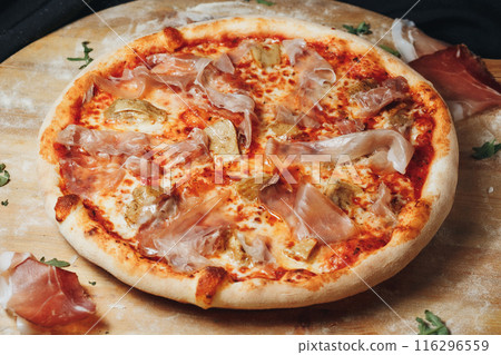 A Slice of Heaven,A freshly baked pizza A Slice of Heaven,A freshly baked pizza 116296559