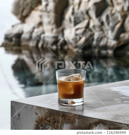 Cozy coffee break with a view photo 116296999